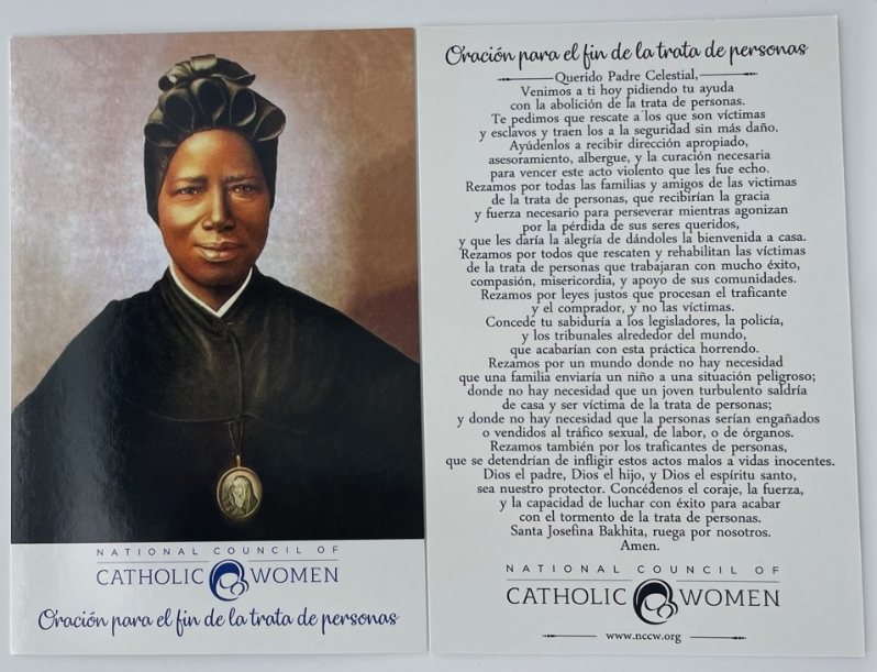 Human Trafficking Prayer Cards  -Spanish